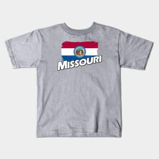 Missouri flag Kids T-Shirt